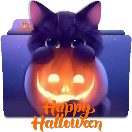 Happy Halloween ) Folder Icon by Kittycat159 on DeviantArt