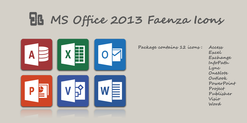 MS Office 2013 Faenza Icons