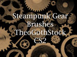 Steampunk Gear Brushes