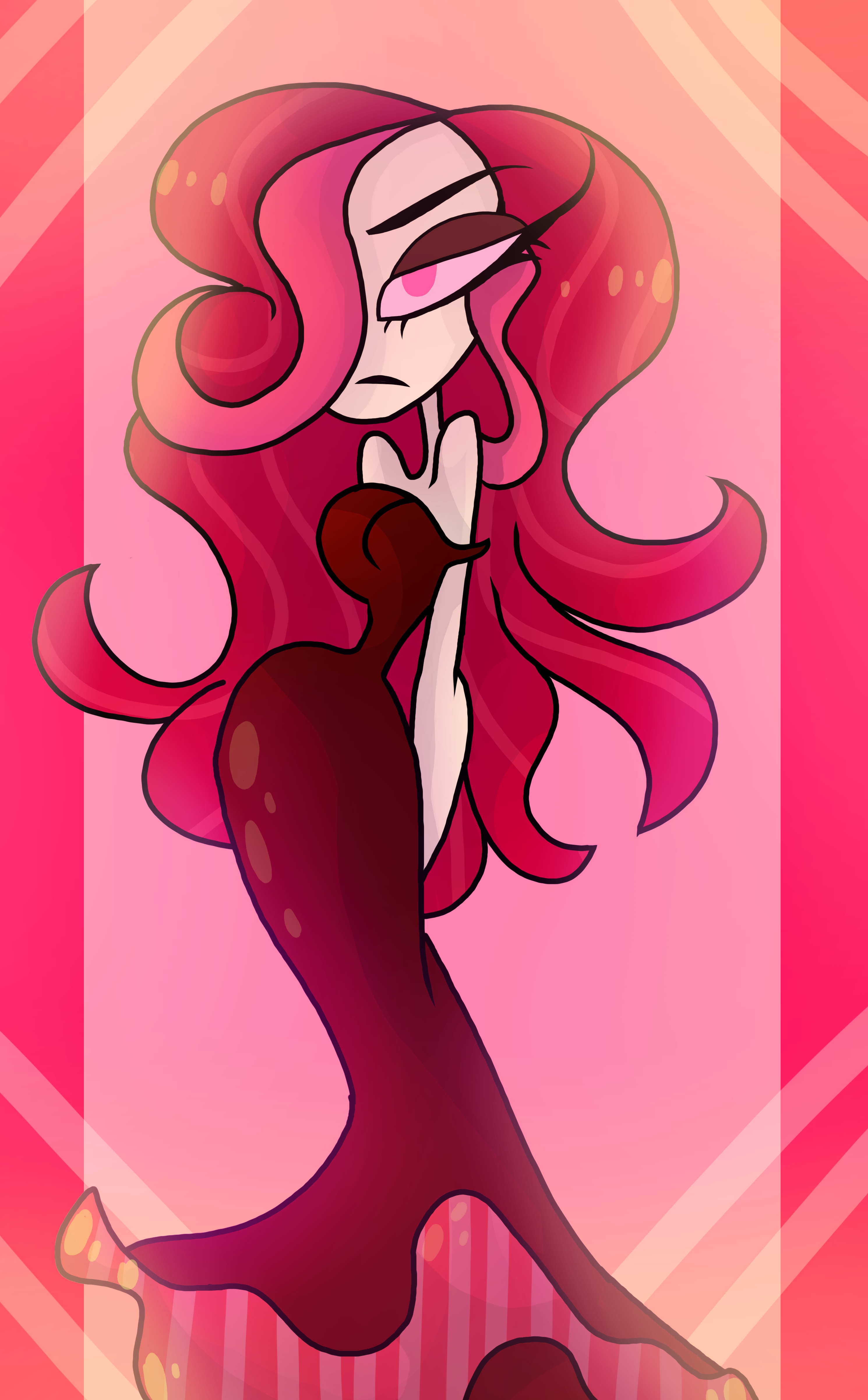Lady in red by VixartStudios on DeviantArt