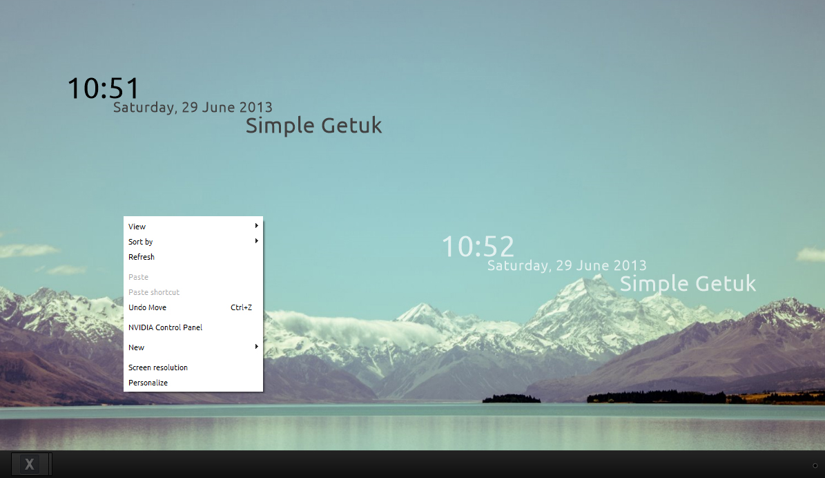 Simple Getuk Clock 1.0