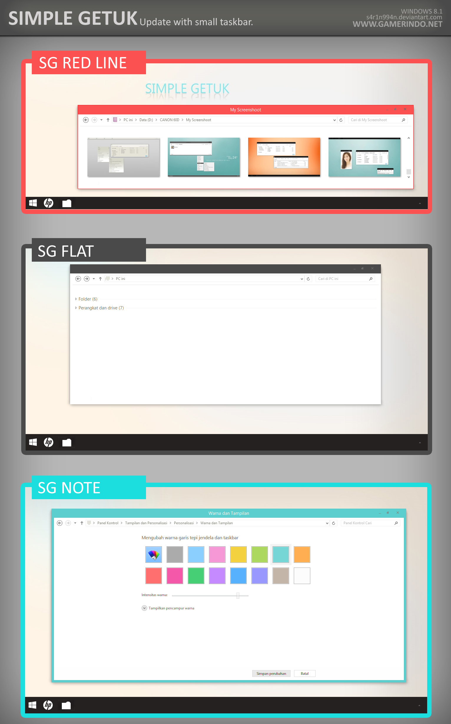 Simple Getuk Pack Windows 8.1 (Update)