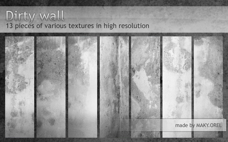 TEXTURES: Dirty wall