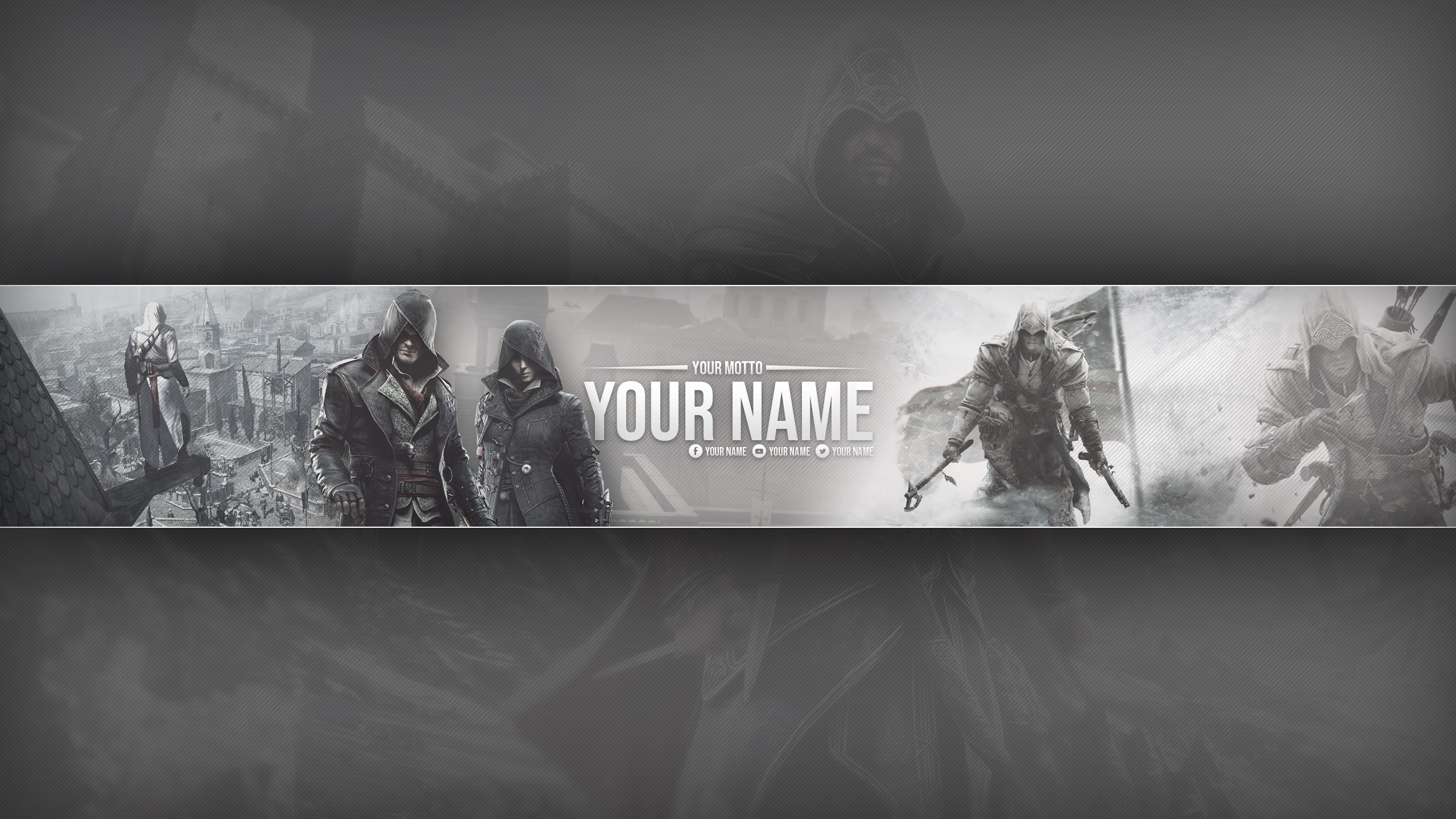 Youtube Banner Assassin S Creed Series Theme By Voton249 On Deviantart - roblox assassin's creed youtube