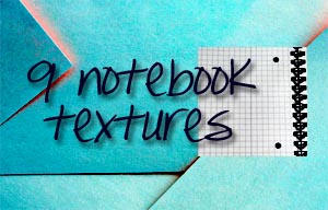 9 notebook textures