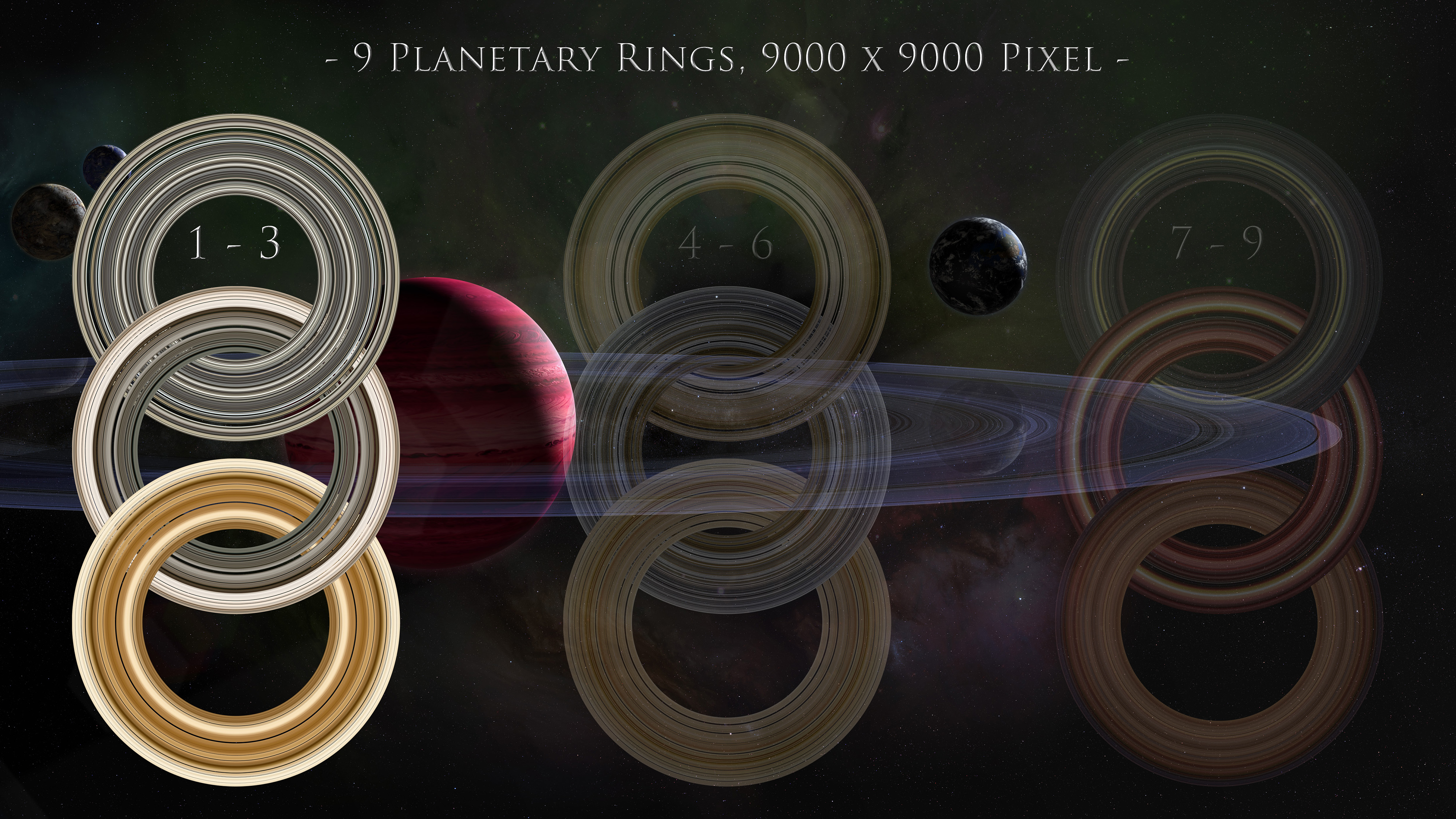 Planetary Rings 01 by Dagohbert on DeviantArt