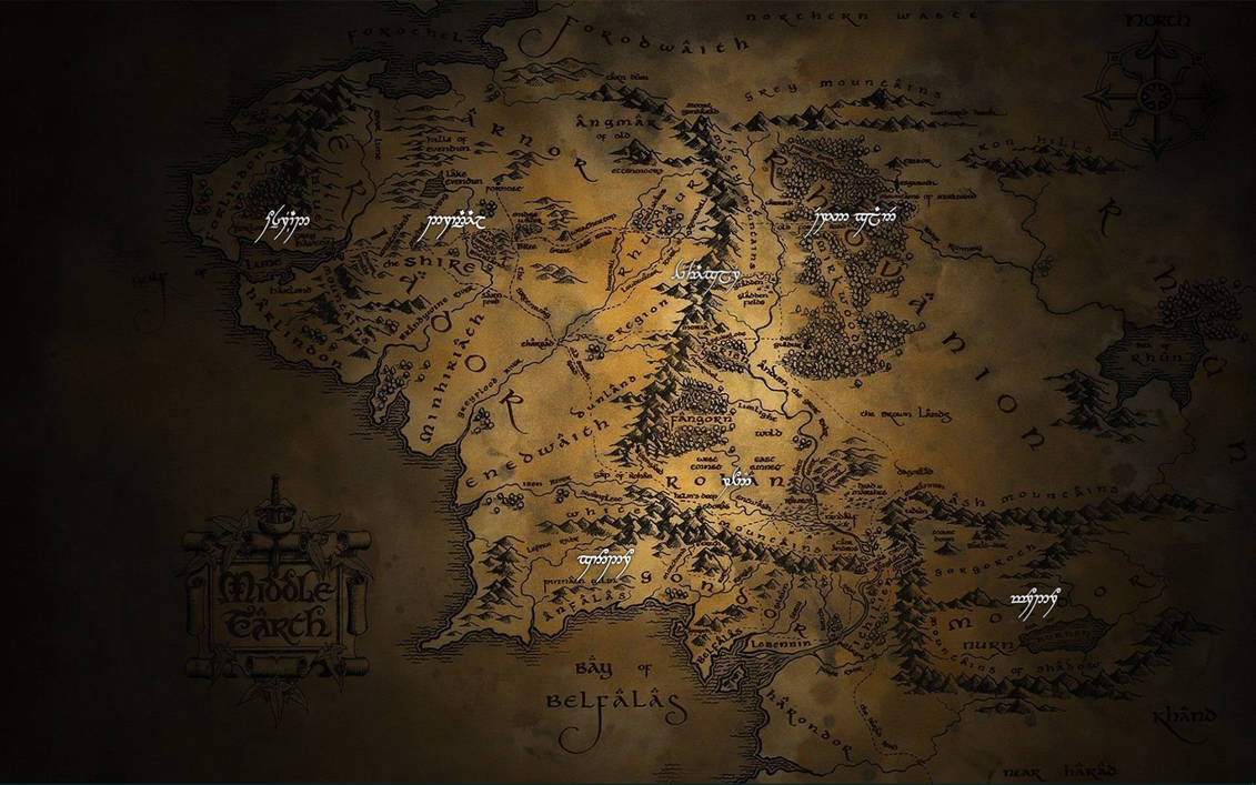 Lord of the Rings Map 1 0 by Farficugar on DeviantArt