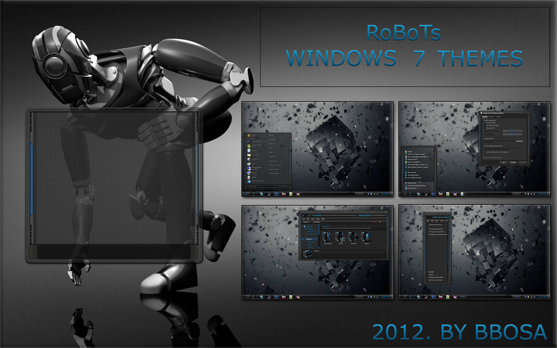 RoBoTs  windows 7 themes by bbosa