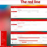 The red line