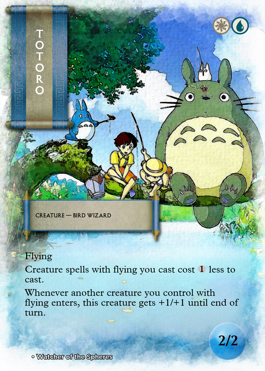 studio ghibli mtg cards Dual Lands - Vol I Studio Ghibli themed Magic cards?