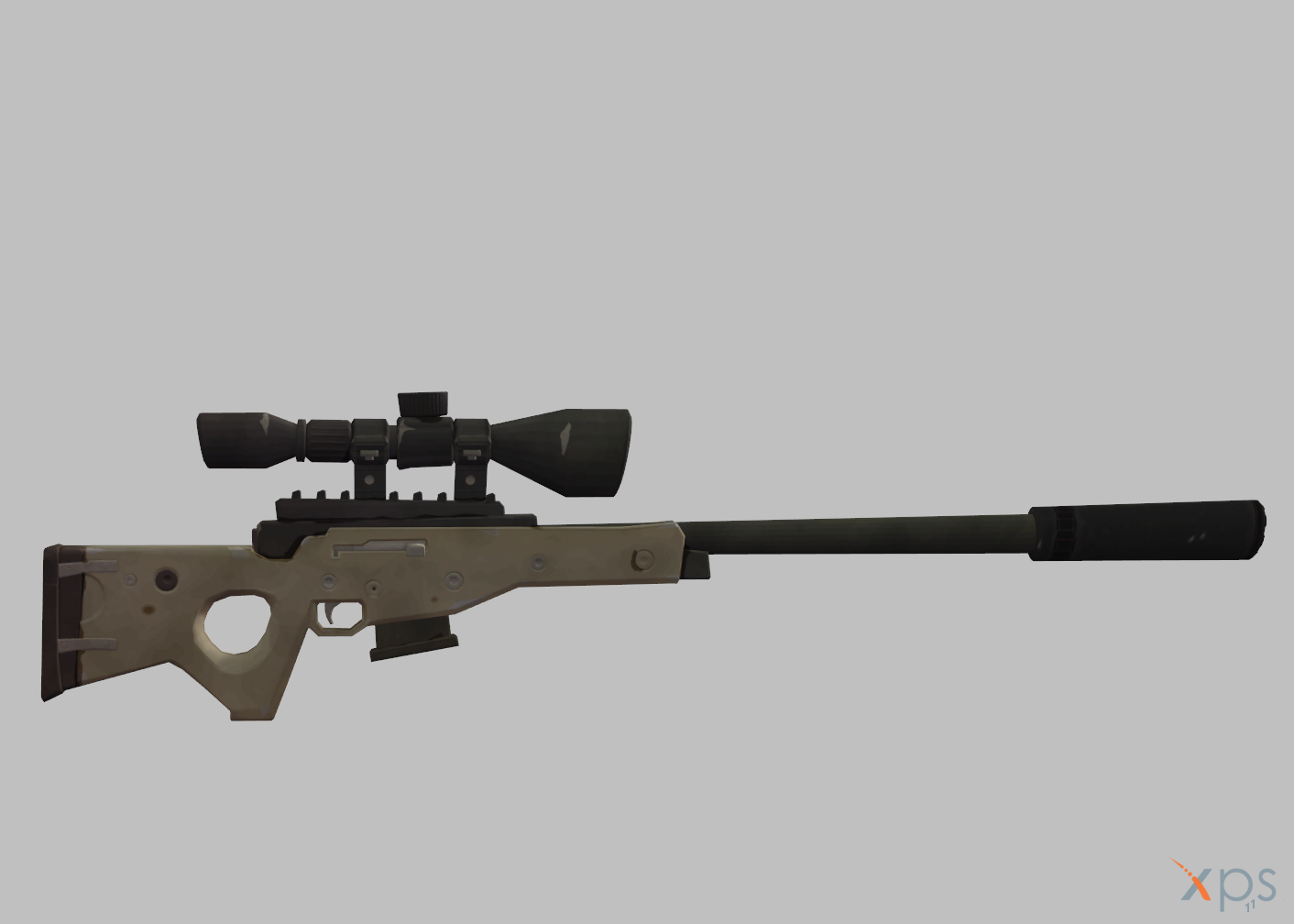 Fortnite - Sniper Rifle (+ Silencer) by VasiaKlimov on DeviantArt