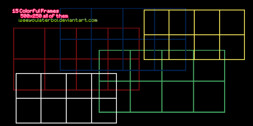 15 Colorful Frames