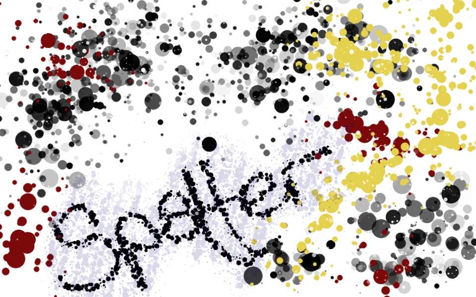 Spatter animated GIMP brush