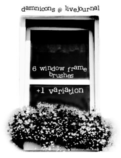 window frame brushes