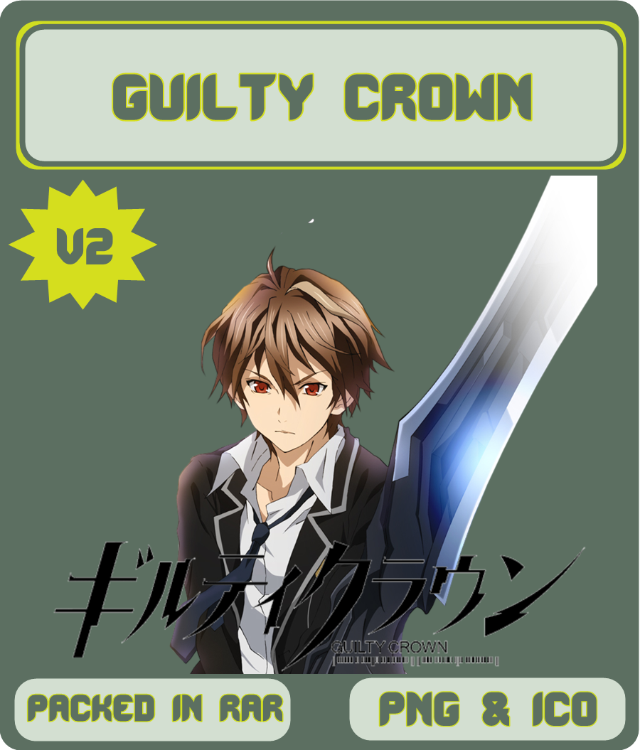 Guilty Crown v2 - Anime Icon by Rizmannf on DeviantArt