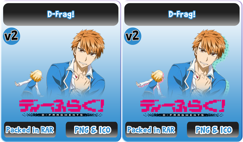 Wallpaper D Frag V2 Anime Icon By Rizmannf On Deviantart Desktop Wallpaper