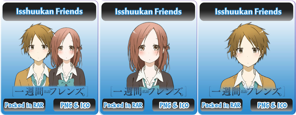 Isshuukan Friends - Anime Icon by Rizmannf on DeviantArt