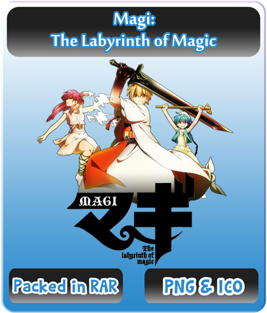 Get Wallpaper Magi The Labyrinth Of Magic Anime Icon By Rizmannf On Deviantart For Free
