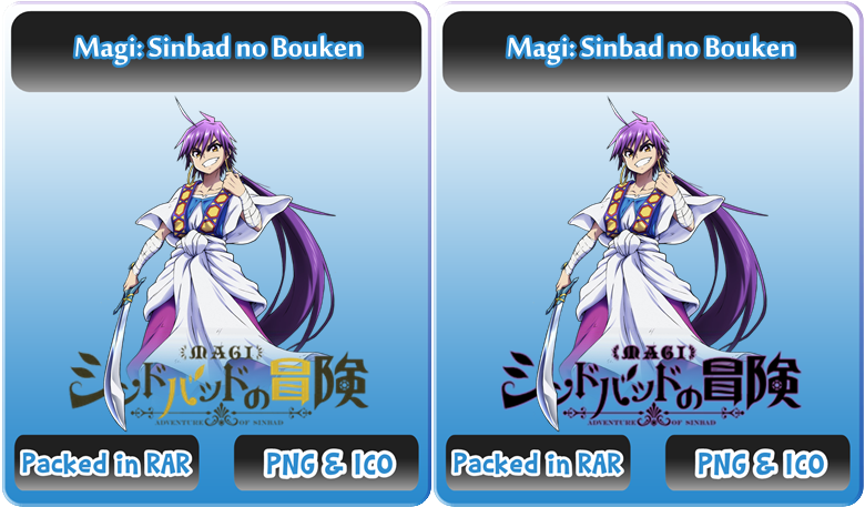 Magi: Sinbad no Bouken - Anime Icon by Rizmannf on DeviantArt