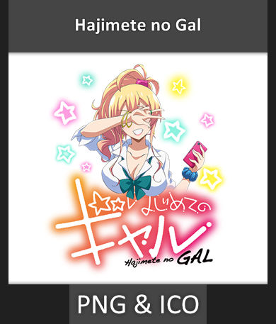 Hajimete no Gal - Anime Icon by Rizmannf on DeviantArt