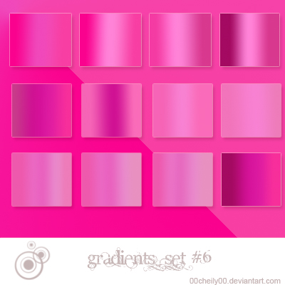 pink gradients by 00cheily00 on DeviantArt