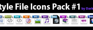 CS5 Style File Icons Pack 1