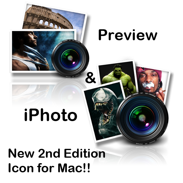 iPhoto, Preview Icon for Mac by ExtendedCreativity on DeviantArt