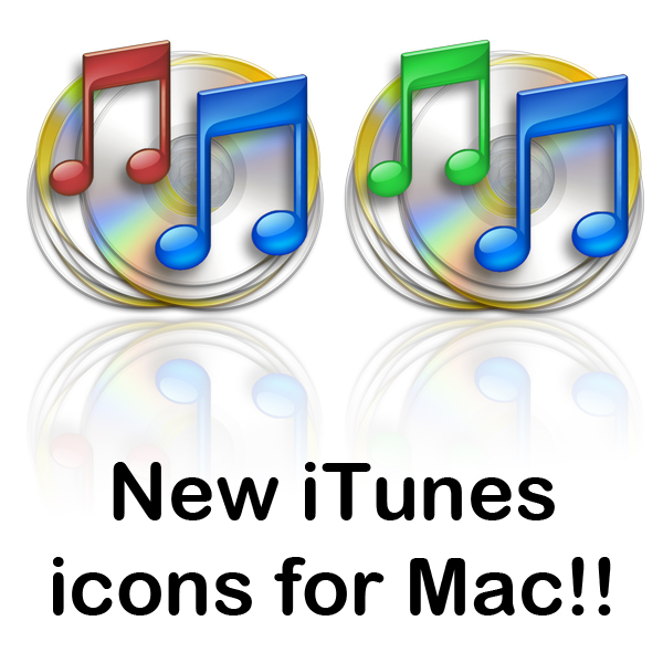 New iTunes icons for Mac