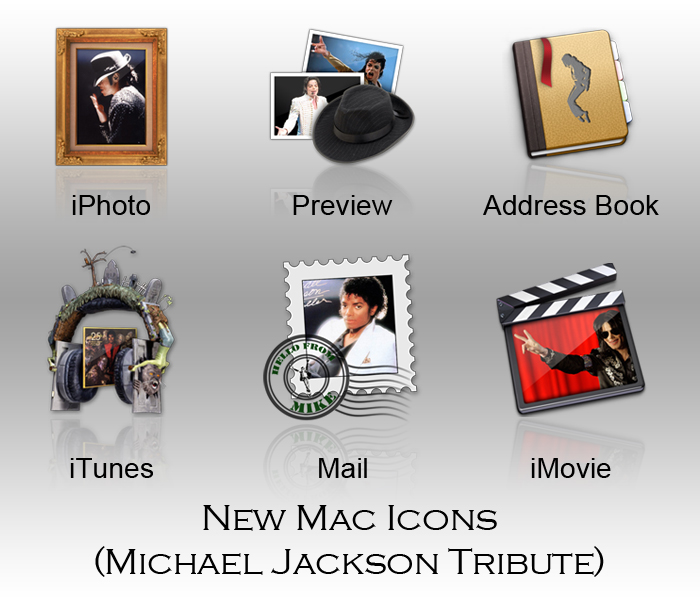 New Mac Icons - M.J Tribute