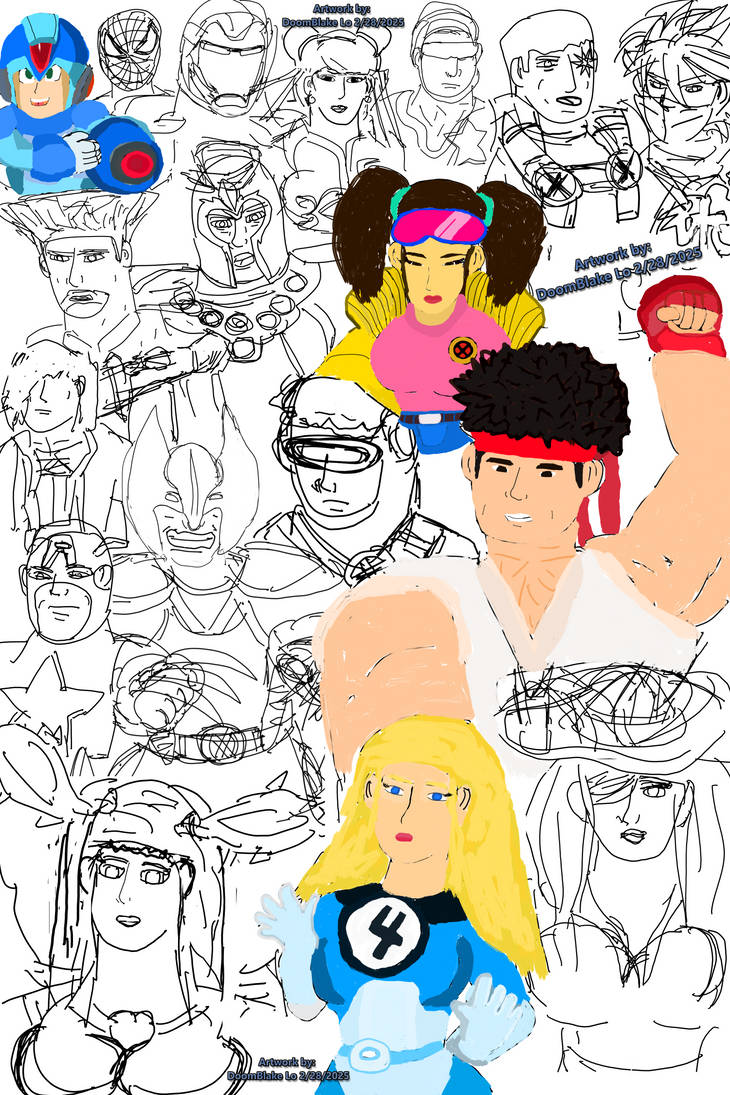 Marvel Vs Capcom Artwork 2-28-2025 by PreserveHmongRoots on DeviantArt