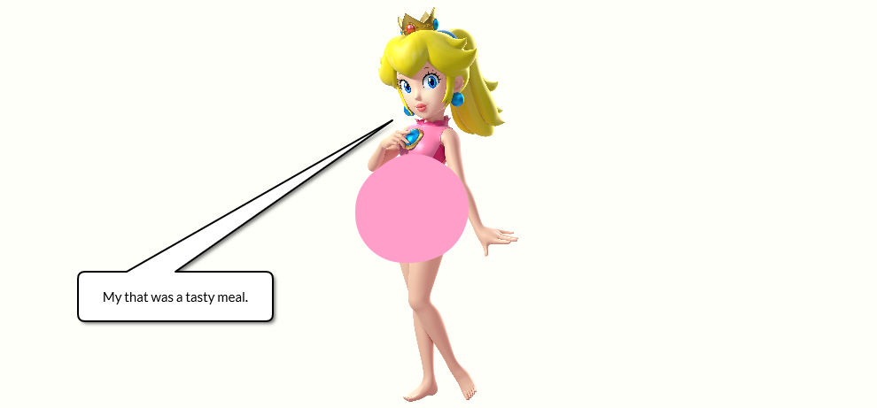 Peach Stuffed in Swimsuit by superfoxdeer on DeviantArt