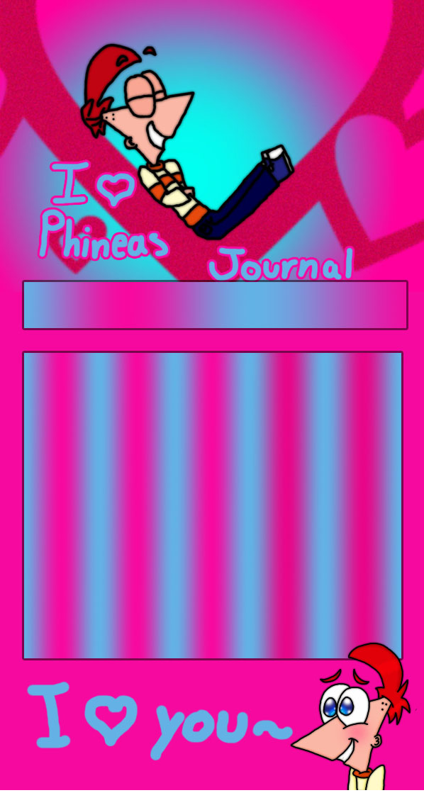 I Love Phineas Journal Skin