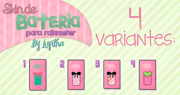Skin de Bateria para rainmeter 4 variantes. by tutorialeslupitha on ...