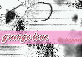 Set 24-Grunge Love - PHOTOSHOP