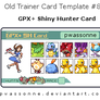 Old Trainer Card Template 8