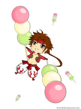 Chibi Sanada Yukimura - Dango