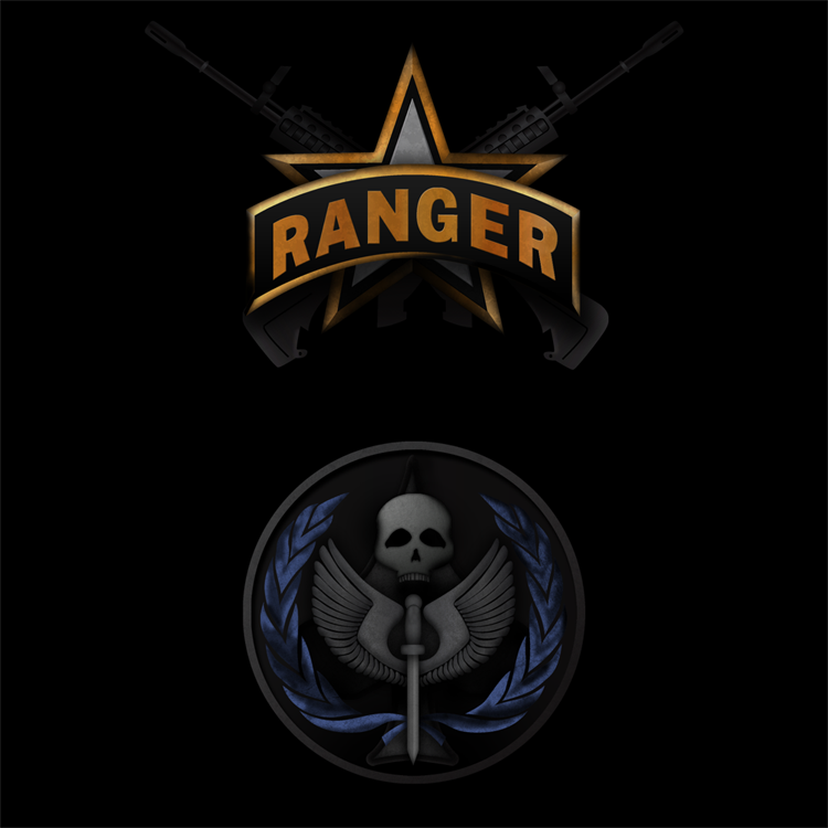 MW2 Ranger and TF141 Logos