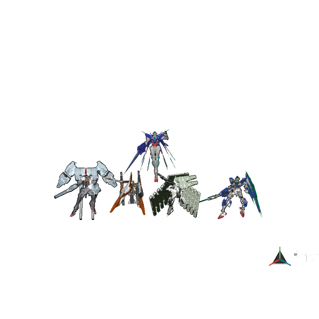 GSB: Gundam 00 Movie 3d models by jamesvincent23 on DeviantArt