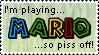 Playing Mario by RaccoonMario