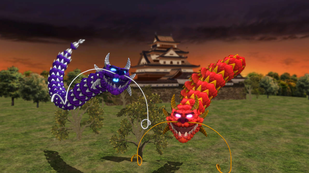MMD DL - Twin Fire Dragons (Spyro Reignited)