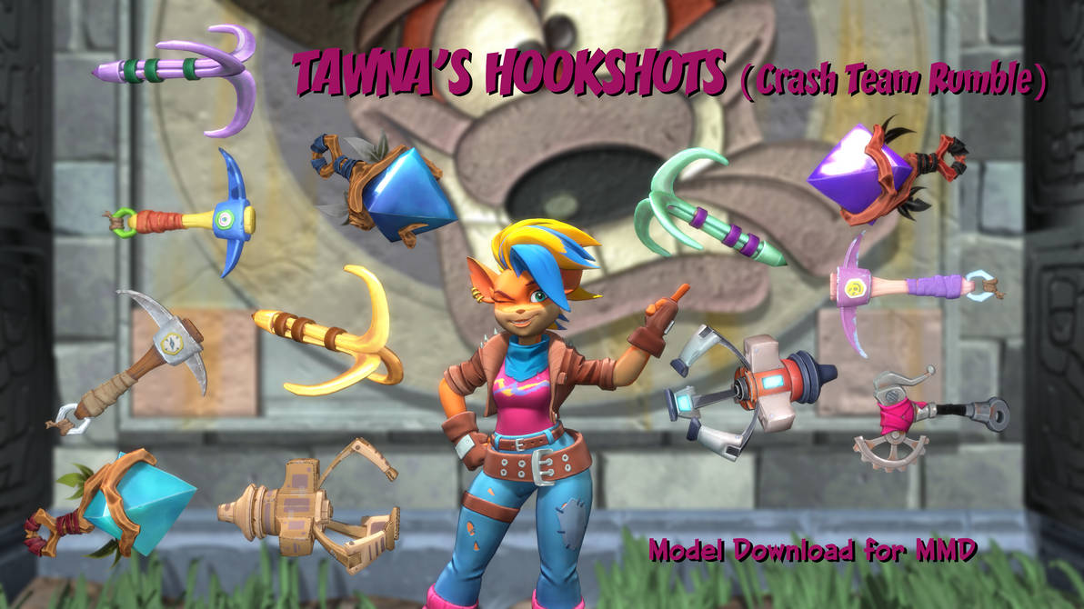 MMD Model DL - Tawna's Hook (Crash Team Rumble)