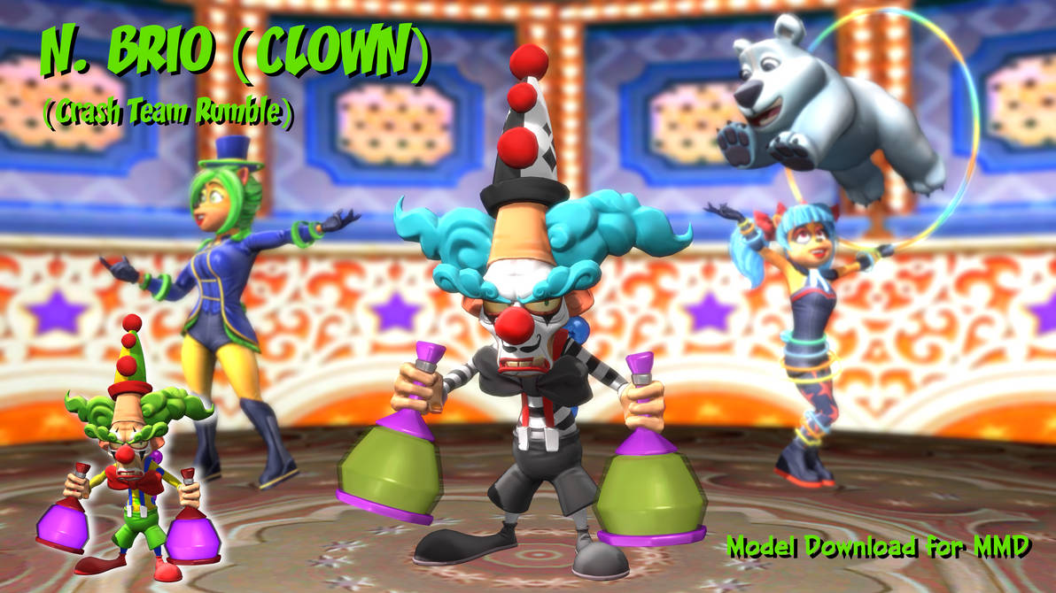 MMD Model DL - Clown N. Brio (Rumble)