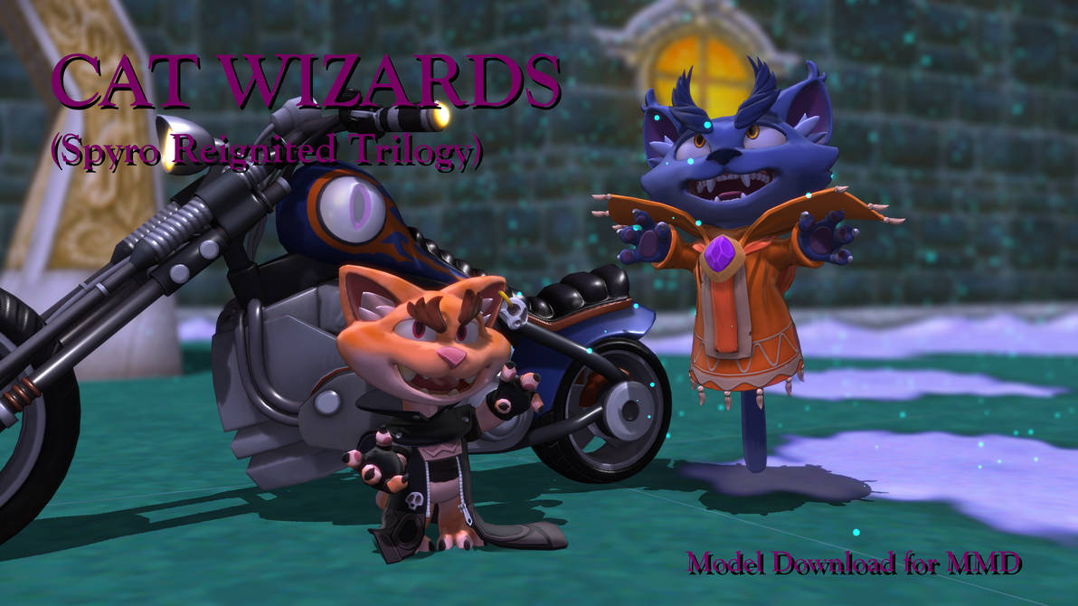 MMD Model DL - Charmed Ridge Cats (Reignited) by greenth1ng on DeviantArt