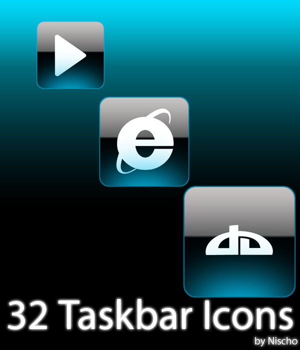 Blue R Taskbar Icon Taskbar Icons by Nischo on DeviantArt