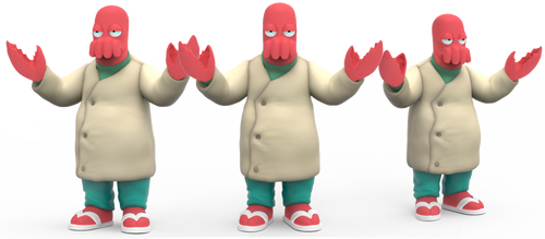 Dr Zoidberg by Wicz3D
