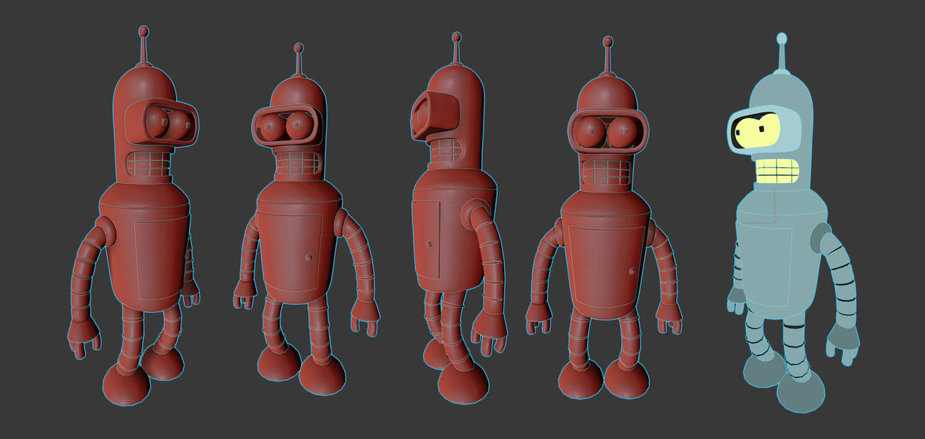 Bender 3D by Wicz3D on DeviantArt