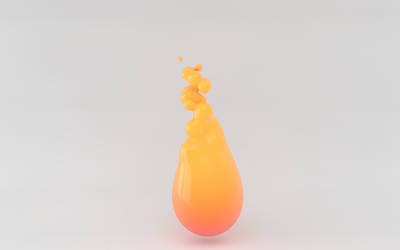 Orange Liquid Egg0095