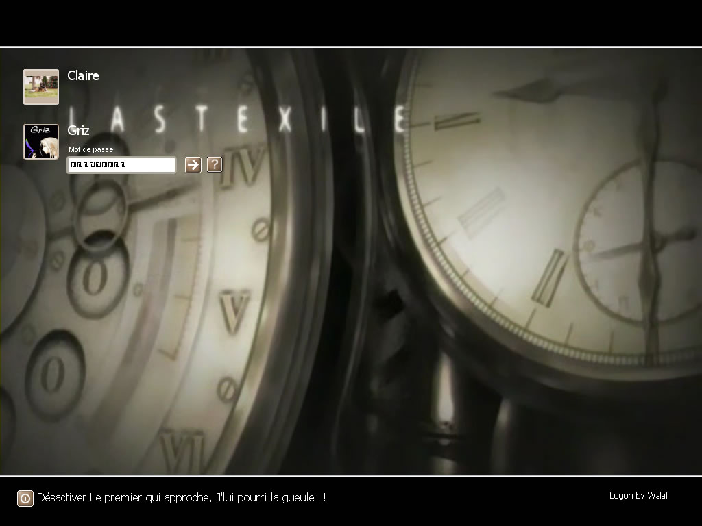 Last Exile Logon - Clock 1