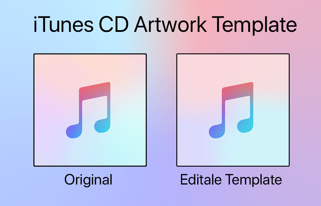 iTunes CD Artwork Missing Template V2 (Editable) by Marhull on DeviantArt