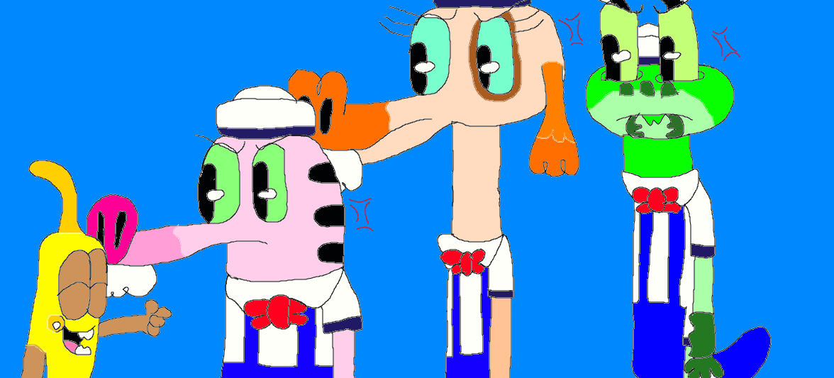Pig Goat and Cricket's sailor suits by cianablue on DeviantArt